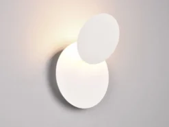 LED Wandleuchte MIO Weiß verstellbar für indirekte Beleuchtung, Ø 18cm