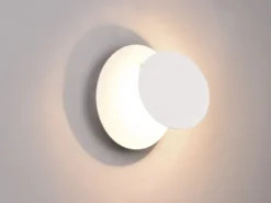 LED Wandleuchte MIO Weiß verstellbar für indirekte Beleuchtung, Ø 18cm