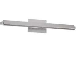 LED Wandleuchte PARE schwenkbar & dimmbar Silber matt, Breite 60cm