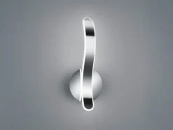 LED Wandleuchte PARMA Metall Chrom/Weiß 3 Stufen Dimmer, Höhe 39cm