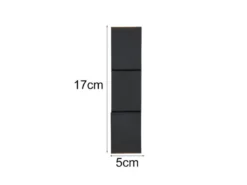 LED Wandleuchte RAGLAN für innen schwenkbar Schwarz, Höhe 17cm