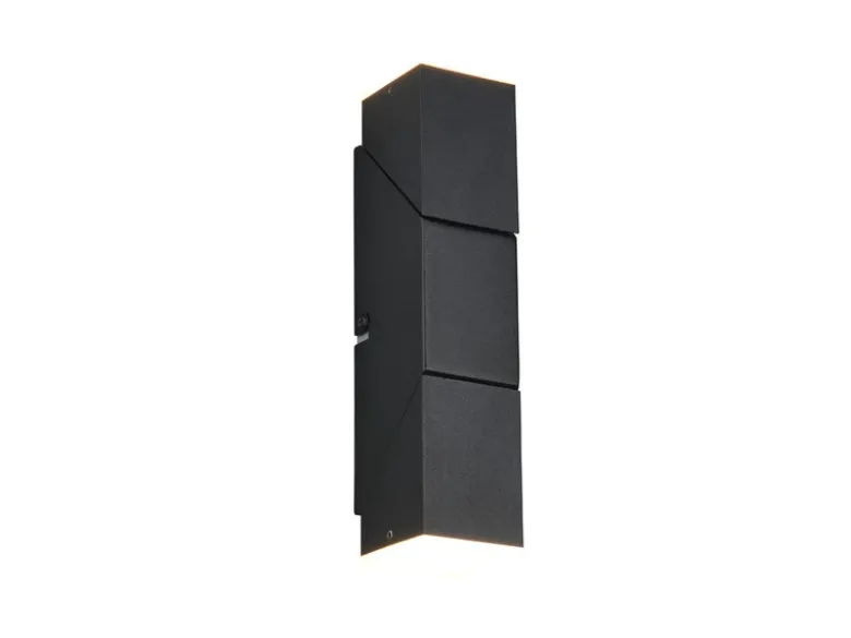 LED Wandleuchte RAGLAN für innen schwenkbar Schwarz, Höhe 17cm