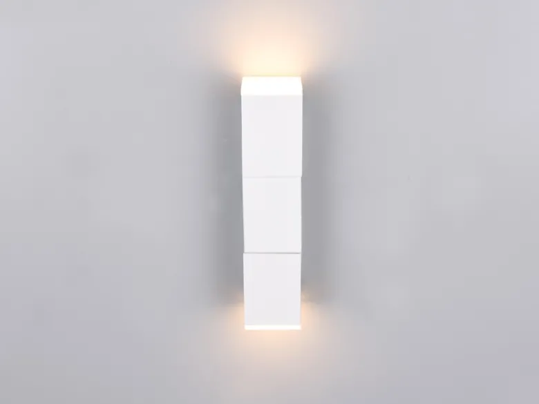 LED Wandleuchte RAGLAN für innen schwenkbar Weiß, Höhe 17cm