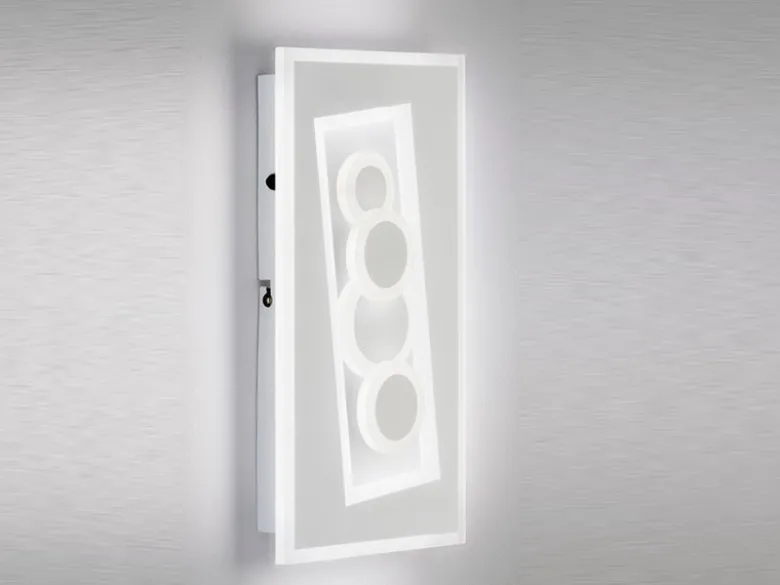 LED Wandleuchte RATIO flach dimmbar & Lichtfarbe, Höhe 38cm