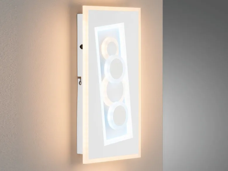 LED Wandleuchte RATIO flach dimmbar & Lichtfarbe, Höhe 38cm