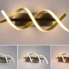 LED Wandleuchte SEQUENCE dimmbar Lichtfarbe einstellbar Messing, Breite 47cm