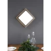 LED Wandleuchte SOLSTAR für Wand & Decke Holzdesign, Quadrat 28x28cm