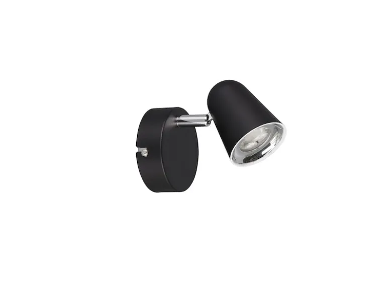 LED Wandstrahler & Deckenspot TOULOUSE Schwarz, Breite 9cm