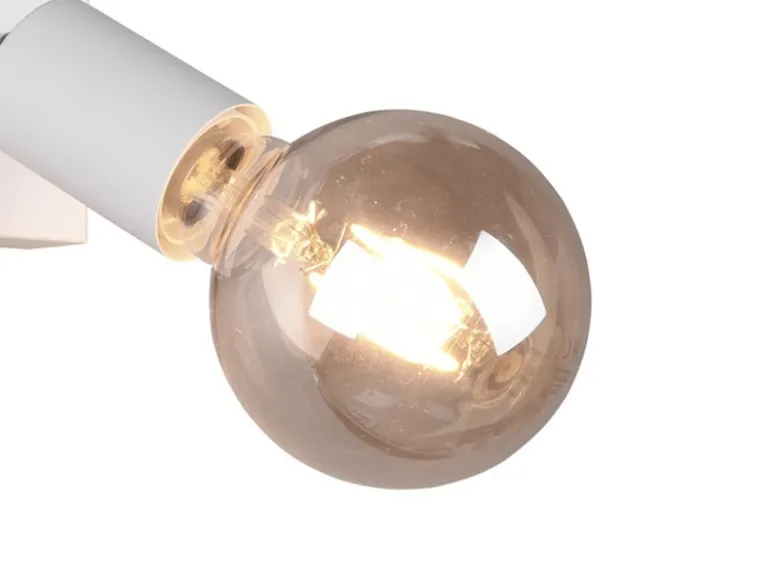 LED Wandstrahler Spot Weiß mit Schalter, Breite 9cm