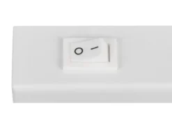 LED Wandstrahler Weiß mit Schalter, Breite 6cm