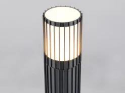 LED Wegeleuchte Aluminium Anthrazit, für Reihenschaltung geeignet, Höhe 100cm