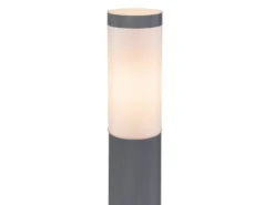 LED Wegeleuchte aus Edelstahl in Anthrazit & Opal, Höhe 110cm