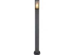 LED Wegeleuchte aus Edelstahl in Anthrazit & Rauch, Höhe 110cm