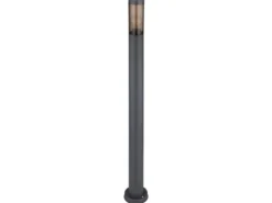 LED Wegeleuchte aus Edelstahl in Anthrazit & Rauch, Höhe 110cm