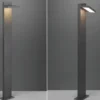 LED Wegeleuchte 2er Set schwenkbar in Anthrazit, Höhe 100cm, IP54