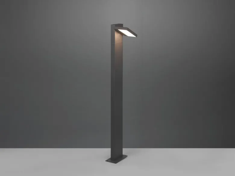 LED Wegeleuchte 2er Set schwenkbar in Anthrazit, Höhe 100cm, IP54