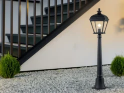 LED Wegeleuchte Garten Laterne im Landhausstil, Höhe 104cm
