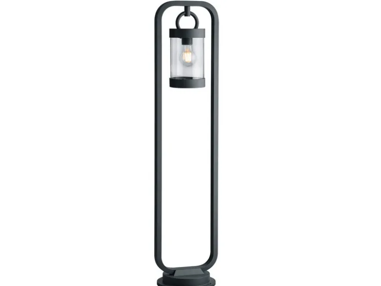 LED Wegeleuchte Landhausstil, Laterne in Anthrazit, Höhe 100cm