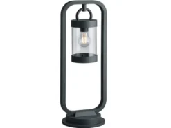 LED Wegeleuchte Landhausstil, Laterne in Anthrazit, Höhe 60cm