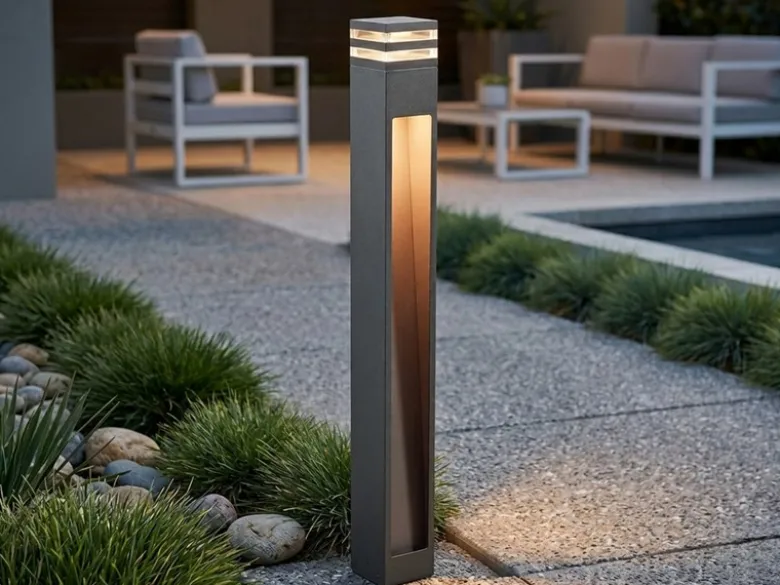LED Wegeleuchte MASSA aus Aluminium Anthrazit, Höhe 100cm