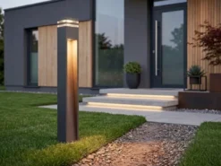 LED Wegeleuchte MASSA aus Aluminium Anthrazit, Höhe 100cm