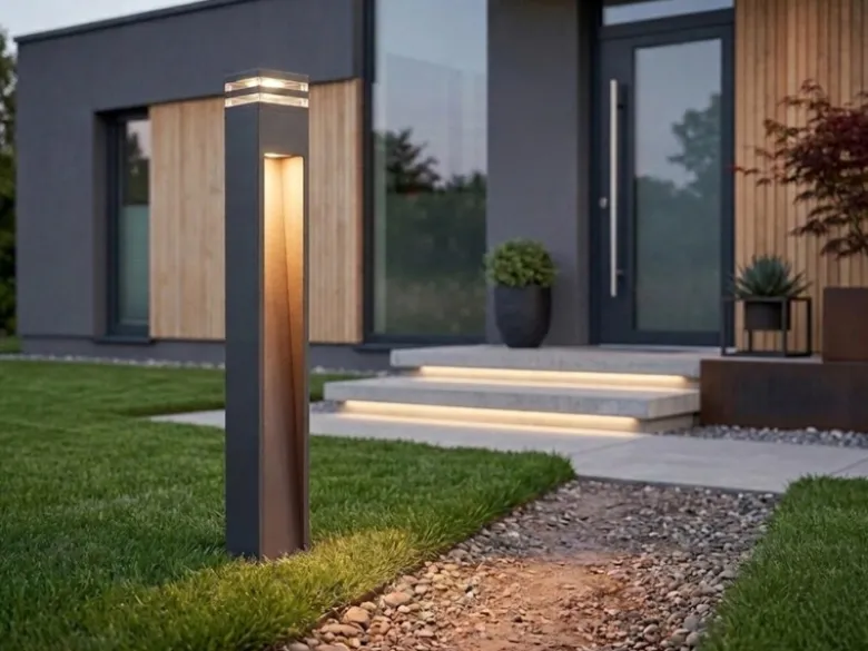 LED Wegeleuchte MASSA aus Aluminium Anthrazit, Höhe 100cm