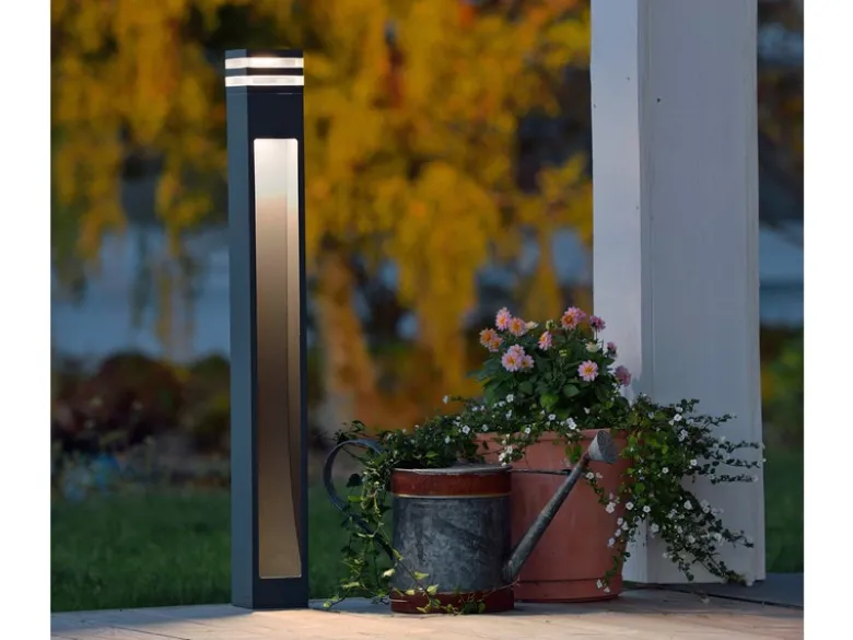 LED Wegeleuchte MASSA aus Aluminium Anthrazit, Höhe 100cm