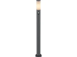 LED Wegeleuchte mit Bewegungsmelder in Anthrazit & Opal, Höhe 110cm