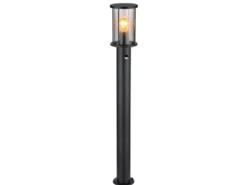 LED Wegeleuchte mit Bewegungsmelder aus Edelstahl mit Rauchglas, H: 100cm