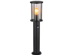 LED Wegeleuchte mit Bewegungsmelder aus Edelstahl mit Rauchglas, H: 60cm