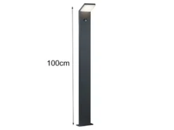 LED Wegeleuchte PEARL mit Bewegungsmelder, Anthrazit Höhe 100cm