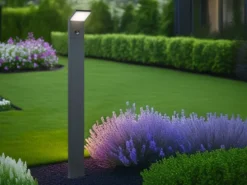 LED Wegeleuchte PEARL mit Bewegungsmelder, Anthrazit Höhe 100cm