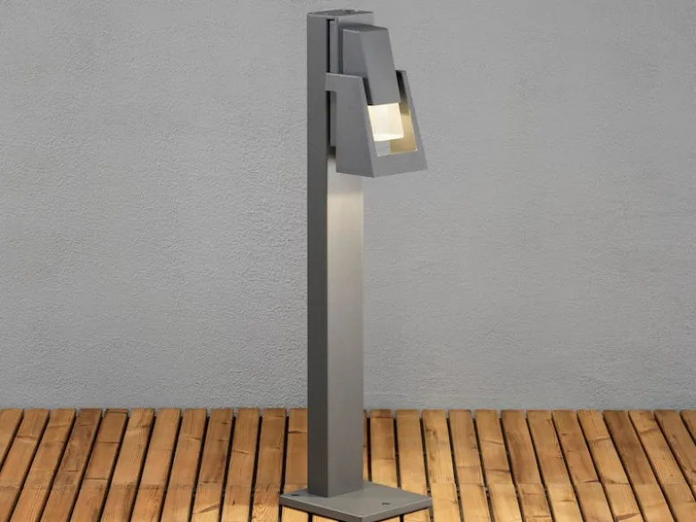 LED Wegeleuchte POTENZA, Aluminium Schwarz, Höhe 100cm