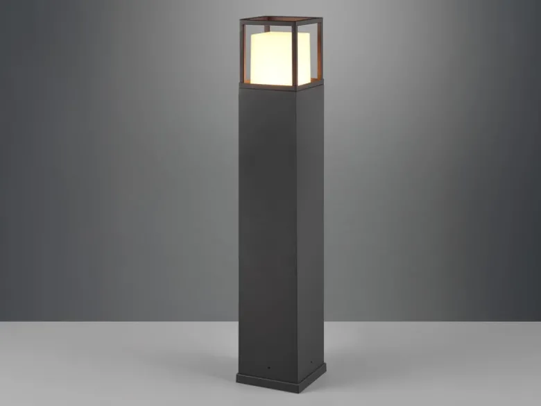 LED Wegeleuchte WITHAM in Anthrazit, Lichttemperatur einstellbar, Höhe 80cm