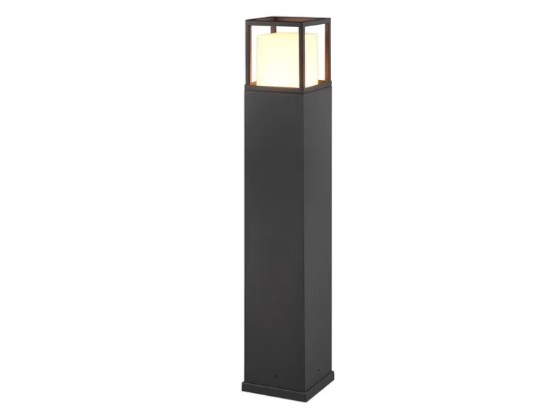 LED Wegeleuchte WITHAM in Anthrazit, Lichttemperatur einstellbar, Höhe 80cm