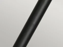 LED Wetterfeste Pollerleuchte aus Edelstahl, Schwarz Höhe 100cm