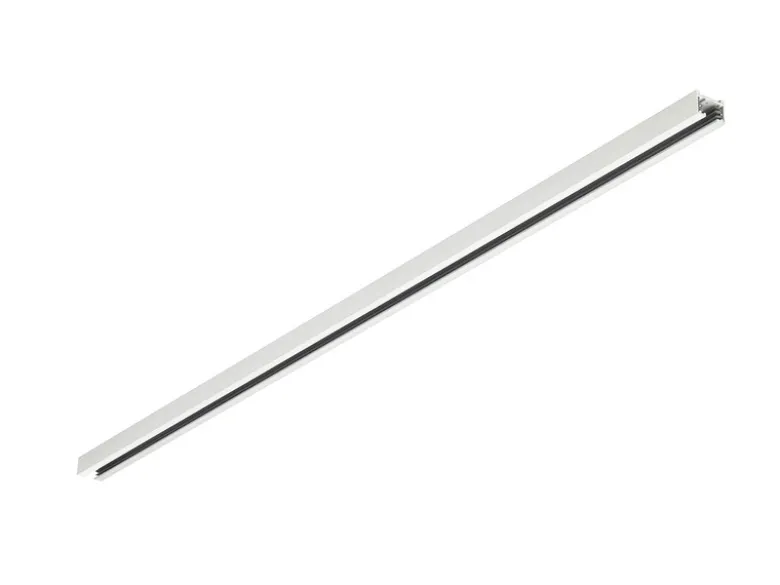 Lichtschienensystem Weiß mit 5 Spots & Einspeisung 3-adrig, Länge 202,5cm