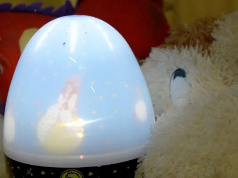 Magische Laterne Kleiner Prinz Nachtlicht mit Spieluhr und Lichtspiel