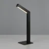 Magnetische Akku Schreibtischlampe SKIP Schwarz, dimmbar, Höhe 37cm