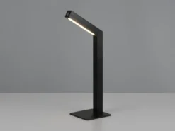 Magnetische Akku Schreibtischlampe SKIP Schwarz, dimmbar, Höhe 37cm