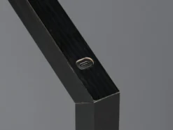 Magnetische Akku Schreibtischlampe SKIP Schwarz, dimmbar, Höhe 37cm