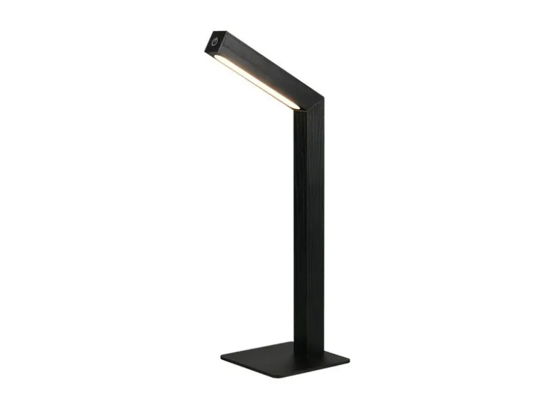 Magnetische Akku Schreibtischlampe SKIP Schwarz, dimmbar, Höhe 37cm