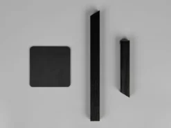 Magnetische Akku Schreibtischlampe SKIP Schwarz, dimmbar, Höhe 37cm