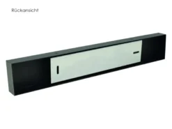 Magnettafel Balken Metall Anthrazit, 50 x 8cm - für Magnetische Töpfe, Deko