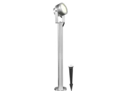 Massive Aluminium Sockelleuchte MONZA, schwenkbar, 480 Lumen, IP44