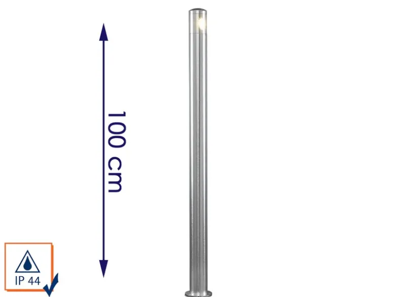 Massive Aluminium Wegeleuchte MONZA, 6 Watt High-Power-LED, IP44
