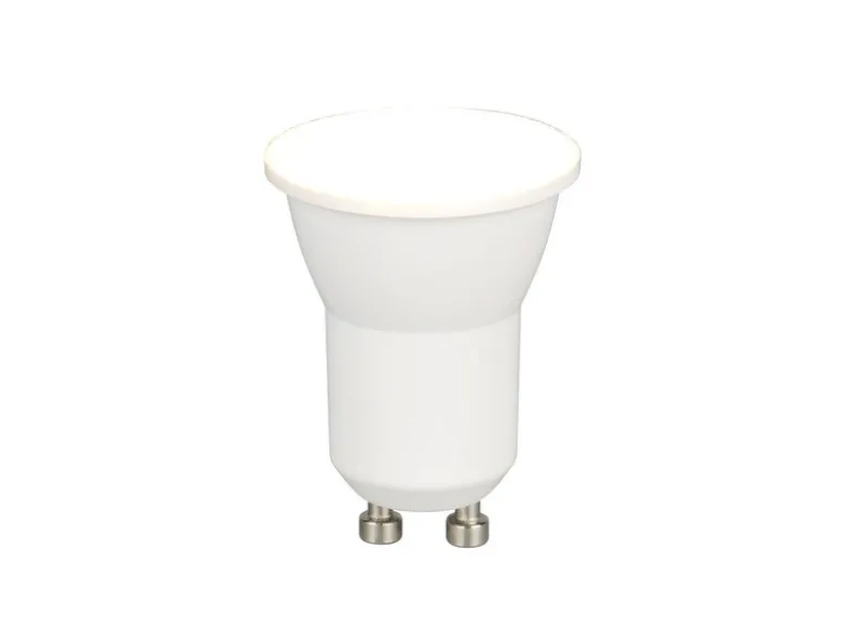 MINI GU10 LED - 4 Watt, 345 Lumen, 3000 Kelvin Warmweiß - 3 Stufen Dimmer