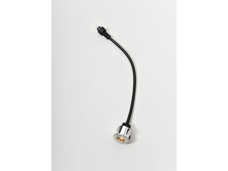 Mini LED Bodeneinbauspots 3er Erweiterungsset Edelstahl/Glas Ø3,5cm IP44