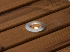 Mini LED Bodeneinbauspots 3er Erweiterungsset Edelstahl/Glas Ø3,5cm IP44