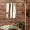 Minimalistischer Wandspiegel SOFIA mit Facettenschliff 40x60 cm